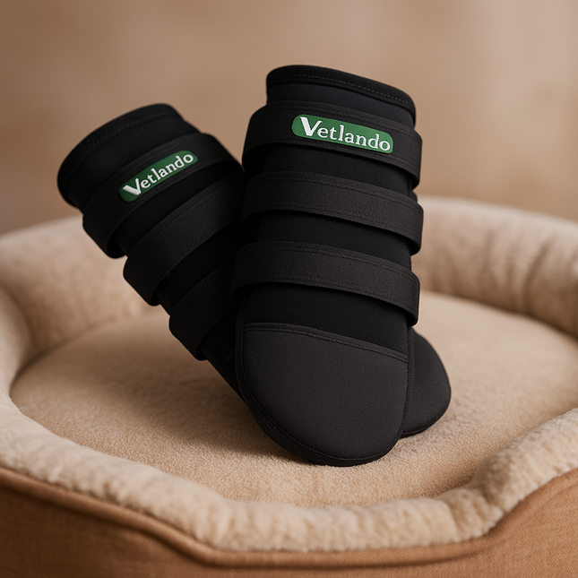 Vetlando Pfotenschutzschuhe (2er Pack) – Schutz bei Verletzungen & nach Operationen