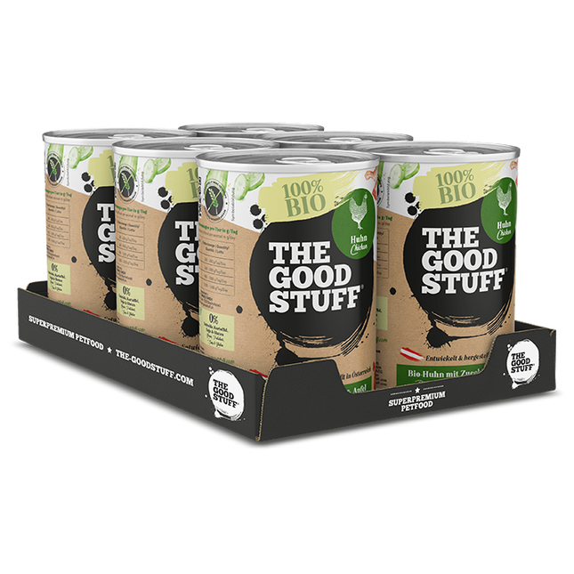 BIO Nassfutter Huhn mit Zucchini & Apfel