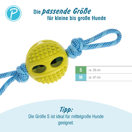 DOKKA Zerr-Ball – Zerrspielzeug mit Seil – Bild 5