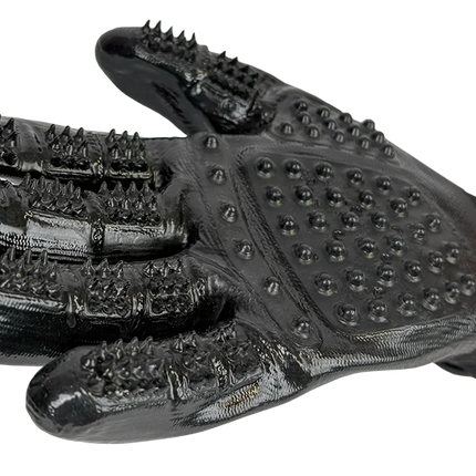 Fellpflege-Handschuh für Hunde – Detail der Noppen