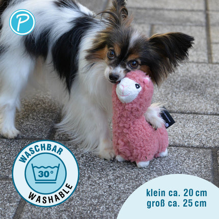 Moodles Lama Lola rosa – Kuscheltier für Hunde – Bild 5