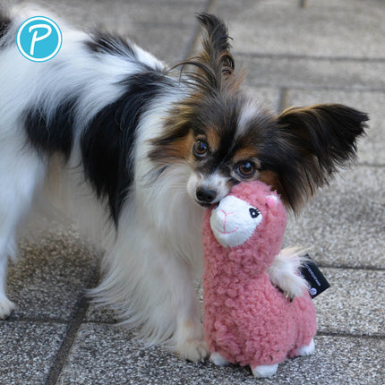 Moodles Lama Lola rosa – Kuscheltier für Hunde – Bild 6