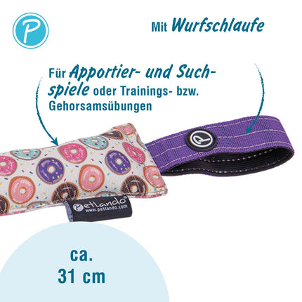 Happiness Schwimmdummy Donuts – ca. 31 cm, mit Wurfschlaufe – Bild 2