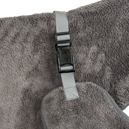 Superdry Hundebademantel verstellbarer Gurt