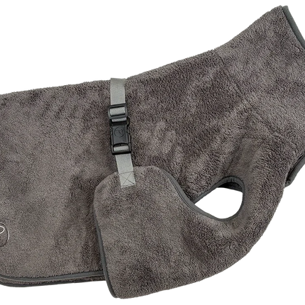 Superdry Hundebademantel in Anthrazit