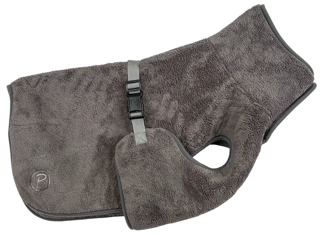 Superdry Hundebademantel in Anthrazit