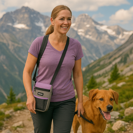 Leckerlibeutel „Everest“ Flieder – stylisch, kompakt & praktisch