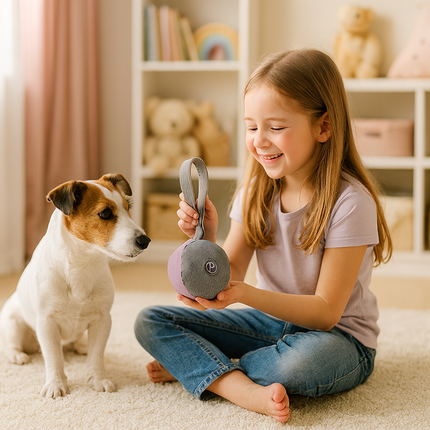 Everest Wurfball – Flieder | Robustes Hundespielzeug von Petlando