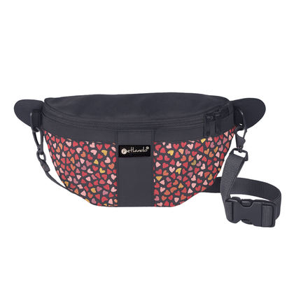 Happiness Crossbag LittleHearts – Stylische Gassitasche mit Herz
