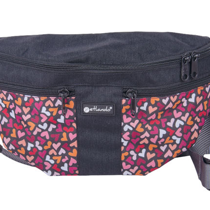 Happiness Crossbag LittleHearts – Stylische Gassitasche mit Herz
