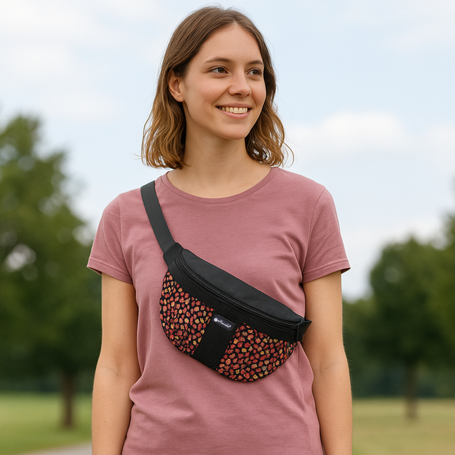 Happiness Crossbag LittleHearts – Stylische Gassitasche mit Herz