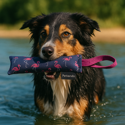 Mannequin de natation Happiness Flamingos – Des plaisirs aquatiques stylés pour votre chien