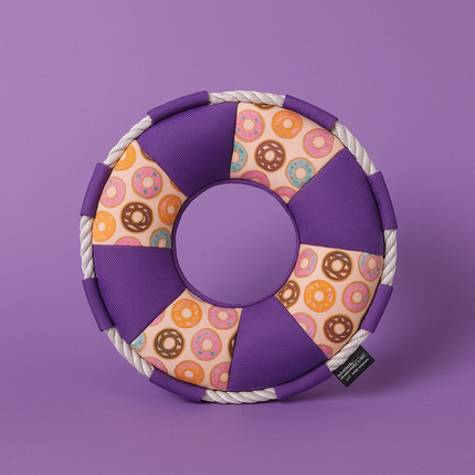 Hundespielzeug Schwimmring Donut-Design