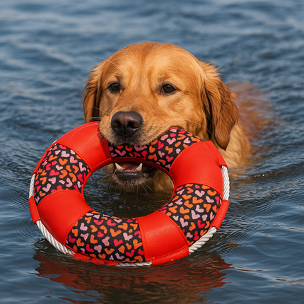 Happiness Schwimmring – Wasserspielzeug mit Herzchen-Design