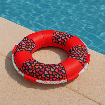 Happiness Schwimmring – Wasserspielzeug mit Herzchen-Design