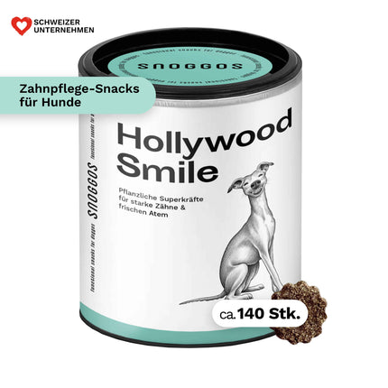 Snoggos Zahnpflege-Snacks für Hunde – Hollywood / Smile