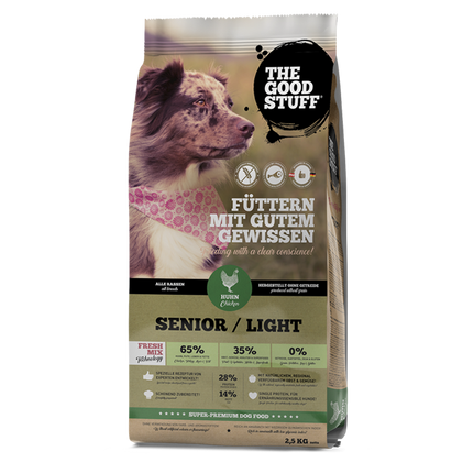 Hundefutter Huhn (Senior / Adult Light) – Getreidefrei & gelenkschonend