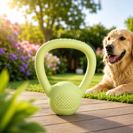 Kettlebell Hundespielzeug mit Snacköffnung