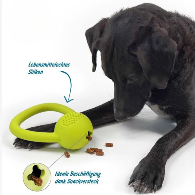 Kettlebell Hundespielzeug mit Snacköffnung