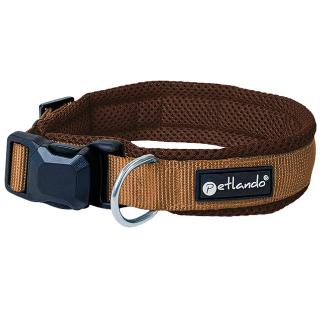 MAGNETECH Halsband in Cognac/Mokka – Magnetverschluss, stufenlos verstellbar