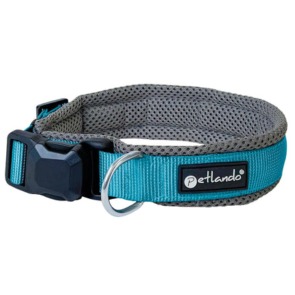 MAGNETECH Halsband in Petrol/Anthrazit – Magnetverschluss, stufenlos verstellbar