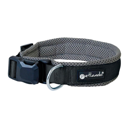 MAGNETECH Halsband in Schwarz/Anthrazit – Magnetverschluss, stufenlos verstellbar