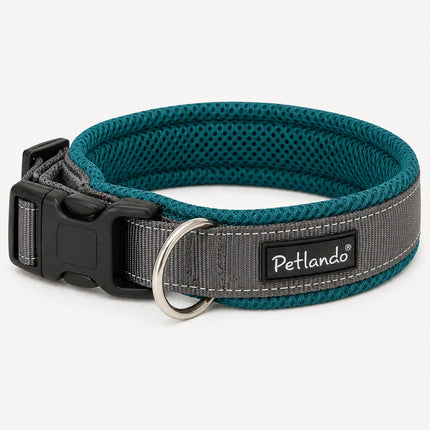 Leichtes Outdoor Hunde-Halsband – reflektierend & weich gepolstert