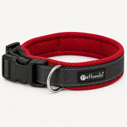 Leichtes Outdoor Hunde-Halsband – reflektierend & weich gepolstert