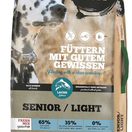 Salmon Senior – Cibo secco leggero per cani anziani
