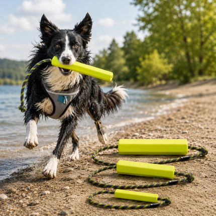 Hundespielzeug Wurfstab – schwimmfähig & robust